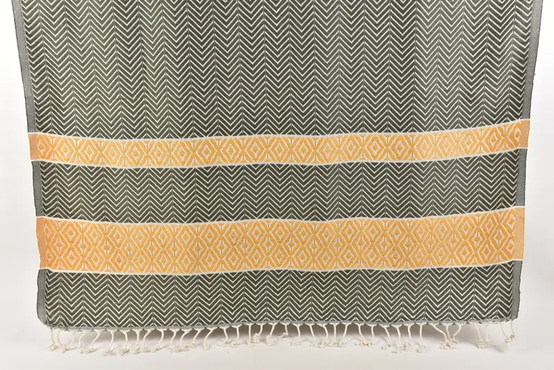 70x40 Cotton Chevron Towel, Wedding Gift, Handmade Turkish Towel, Valentines Day Gift Idea, Turkish Towel Beach, Kids Beach Towel, Gift For Him - 8