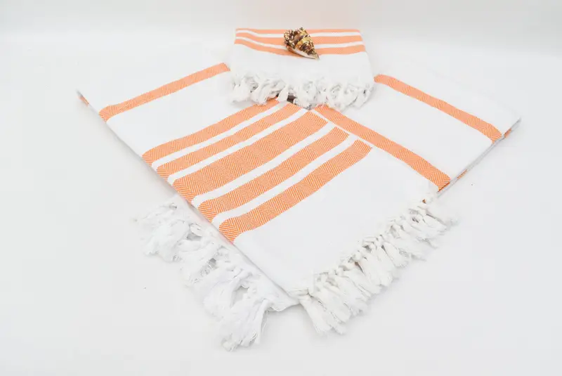 Peshtemal Towel, Bridemaids Beach Towel, Towel With Name, Turkish bath towel, Birthday Gift, Organic towel, 70x40 Cotton Herringbone Towel - 8