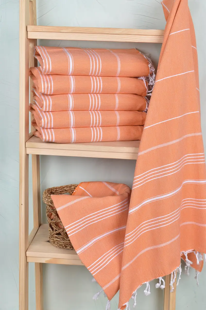 Turkish Towel Beach, 70x40 Cotton Striped Towel, Sand-resistant towel, Girl Trip Party Favor, Personalized Wedding Gift For Couple, Best Beach Towel - 3