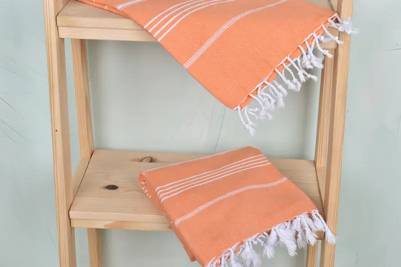 Turkish Towel Beach, 70x40 Cotton Striped Towel, Sand-resistant towel, Girl Trip Party Favor, Personalized Wedding Gift For Couple, Best Beach Towel - 5