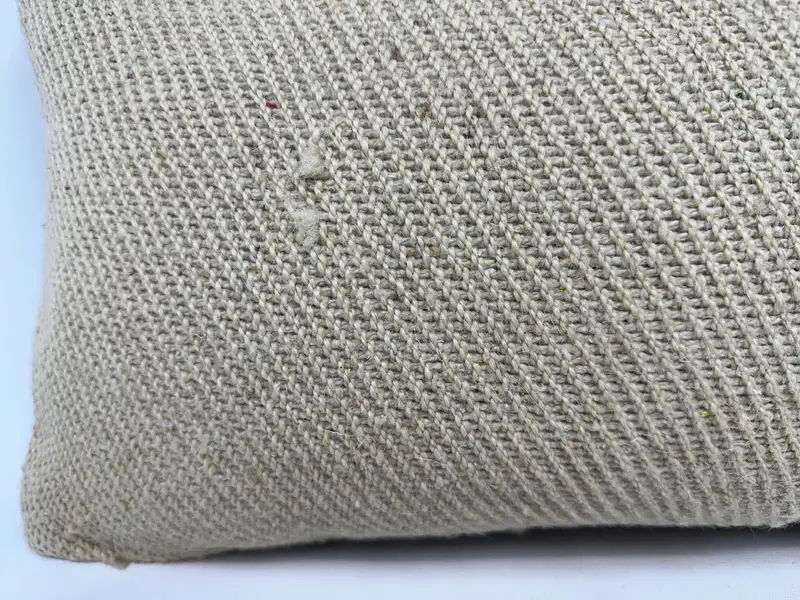 Antiquitätenkissen, handgewebte Kissenbezüge, Kissen für Sofa, Vintage Kilim -Kissen, 12x20 beige Kissengehäuse, Kissenbedeckung - 2
