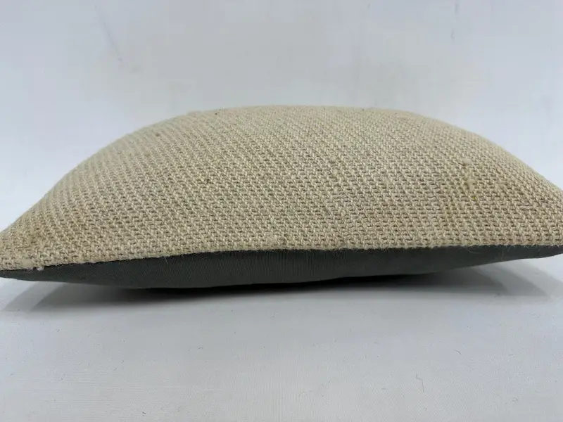 Antiquitätenkissen, handgewebte Kissenbezüge, Kissen für Sofa, Vintage Kilim -Kissen, 12x20 beige Kissengehäuse, Kissenbedeckung - 5