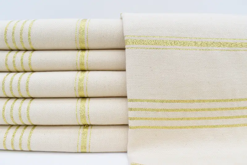 Xmas Gifts, Turkish towel, 70x40 Linen Striped Towel, Handwoven organic Turkish towel for spa, Turkish Towel Beach, Large Turkish Towel - 1