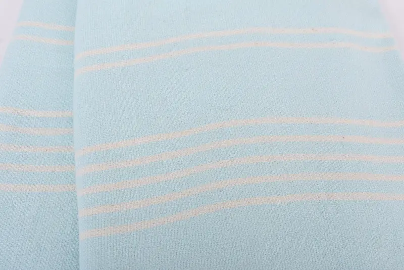 Bridal Shower Gift, Decorative Bedspread, Wedding Favors, Boyfriend Gift, Turkish Blanket Throw, 96x70 Cotton Striped Towel, Personalized Blanket - 4