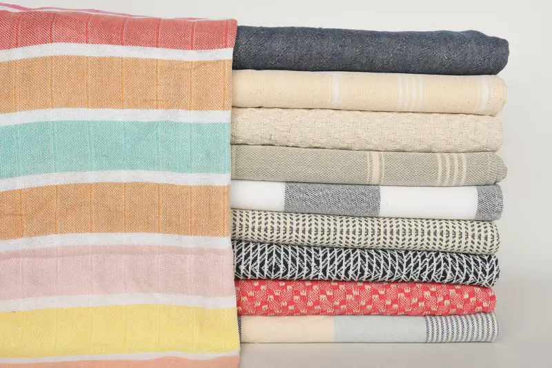 Sticktuch, Babys Geschenk, türkisches Handtuch Handtuch, türkisches Handtuch, Brautjungferngeschenke, 36x18 Baumwollset 10 Handtuch, Geschenke für ihn - 1