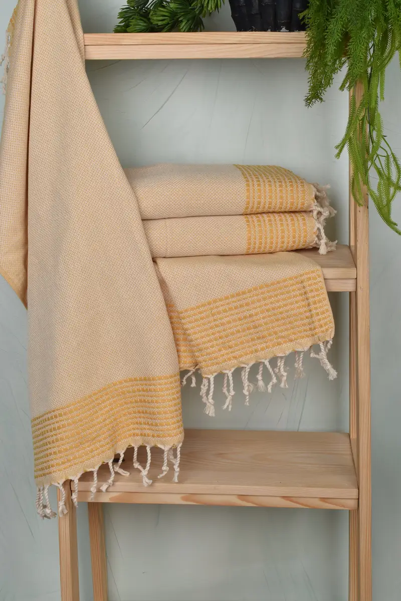 Best Wedding Gift, Bathroom Towels, Home Decor Gifts, Monogram Kitchen Towel, Personalized Kitchen Towel, 40x20 Cotton Striped Towel, Bridal Gifts - 6