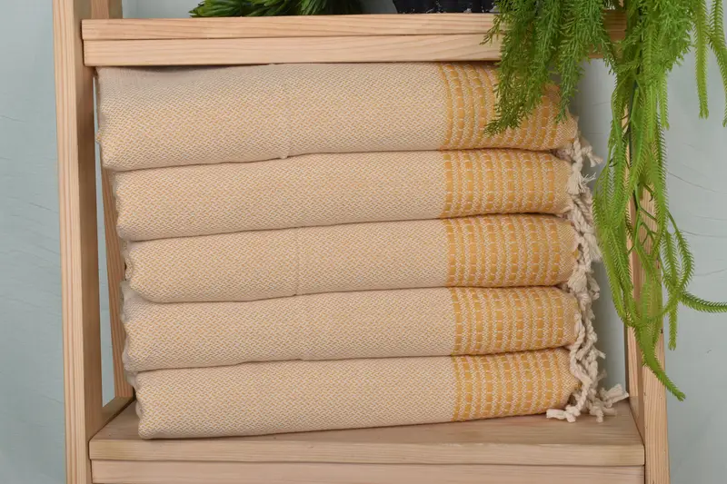 Best Wedding Gift, Bathroom Towels, Home Decor Gifts, Monogram Kitchen Towel, Personalized Kitchen Towel, 40x20 Cotton Striped Towel, Bridal Gifts - 1