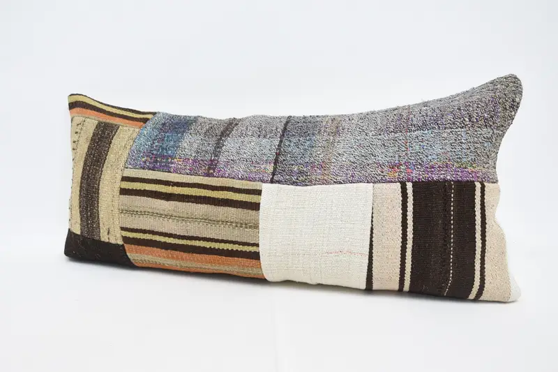 Pillow Case, Gift Pillow, 16x36 Beige Pillow Sham, Traditional Pillow Cover, Boho Pillow Sham Cover, Vintage Pillow, Ethnic Pillow Case - 4