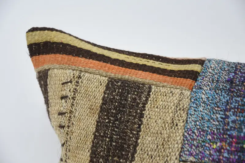 Pillow Case, Gift Pillow, 16x36 Beige Pillow Sham, Traditional Pillow Cover, Boho Pillow Sham Cover, Vintage Pillow, Ethnic Pillow Case - 2