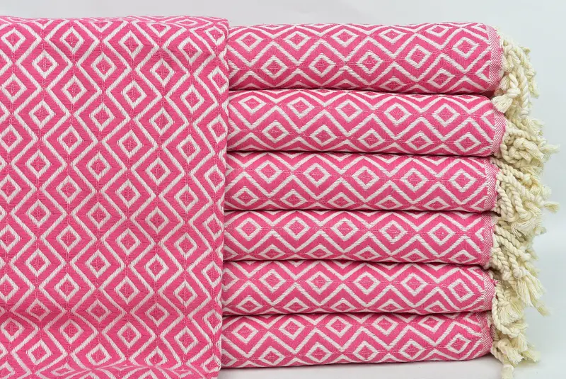 Yoga Towel, Bachelor Gift, Turkish Beach Towel Monogram, Personalized Bridesmaid Gift, Gifts For Him, 70x40 Cotton Diamond Towel, Quick-dry towel - 1