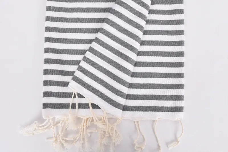 Small Bath Towels, Personalized Dish Towel, Decorative Towel, Custom Wedding Gifts, Small Towel, Personalized Hand Towel, 40x18 Cotton Striped Towel - 8