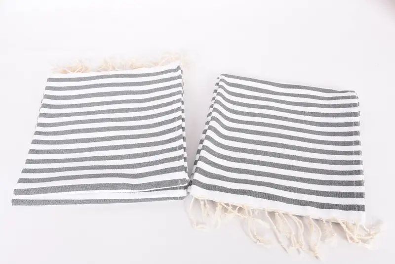 Small Bath Towels, Personalized Dish Towel, Decorative Towel, Custom Wedding Gifts, Small Towel, Personalized Hand Towel, 40x18 Cotton Striped Towel - 7