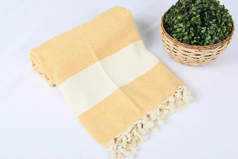 Custom Wedding Gifts, Monogram Blanket, 96x80 Cotton Diamond Towel, Turkish Tablecloth, Throw Blanket, Beach Wedding Favor, Bridesmaid Proposal Gift - 3