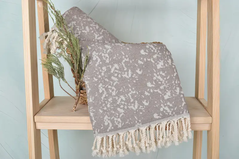 Large Turkish Towel, Lightweight Turkish towel, Bridesmaid Towel, 70x40 Cotton Carretta Patterned Towel, Best Beach Towel, Mother Of The Groom Gift - 5