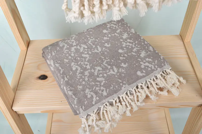 Large Turkish Towel, Lightweight Turkish towel, Bridesmaid Towel, 70x40 Cotton Carretta Patterned Towel, Best Beach Towel, Mother Of The Groom Gift - 6