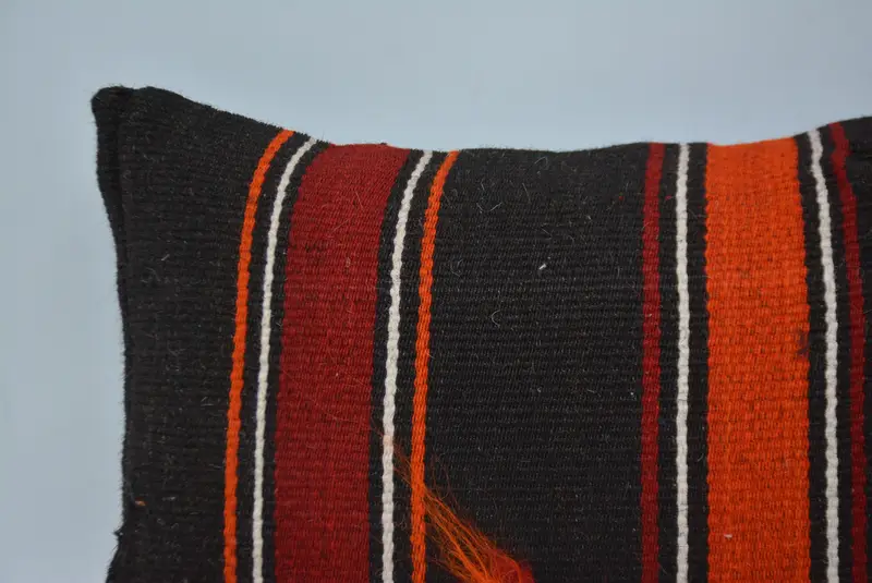 Home Decor Pillow, Bohemian Cushion Pillow Case, Turkish Kilim Pillow, Cushion Cover, 12x20 Brown Pillow Cover, Gift Pillow - 2