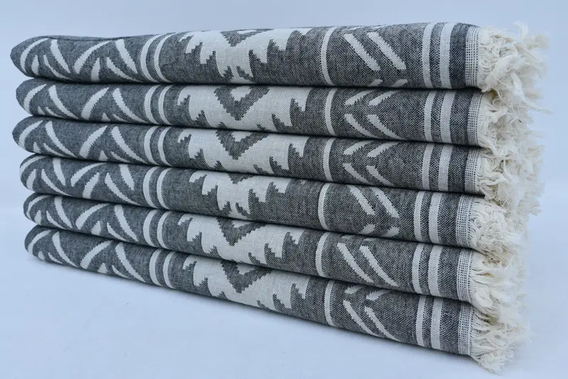 夏のタオル、刺繍タオル、綿タオル、ビーチタオルバルク、74x40コットン幾何学タオル、花嫁の贈り物、ビーチ用の砂のないペシュテマルタオル - 4