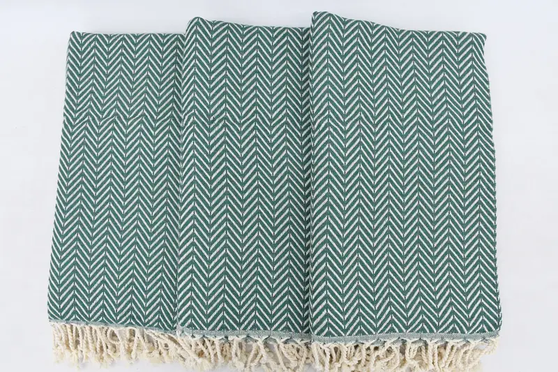 70x40 Cotton Zig zag Towel, Bridesmaid Gifts, Wedding Gift For Bride, Turkish Towel USA, Turkish beach towel, Pool Towels, Handwoven Turkish Towel - 4