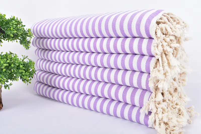 Quick-Dry Beach Towel, 70x40 Cotton Striped Towel, Towel With Name, Personalized Gift, Personalized Wedding Gift, Monogram Towels, Gift For Coworker - 3