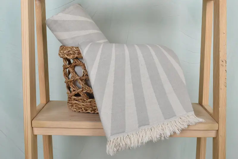70x36 Cotton Sun Design Towel, Soft towel, Bridal Shower Favors, Embroidered Turkish Towel, Organic Beach Towel, Fouta towel, Bridal Shower Gifts - 5