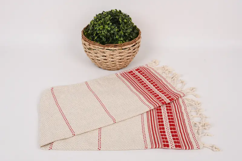 Monogram Hand Towel, Turkish Tea Towel, 40x20 Linen Striped Towel, Beach Bachelorette Party Decorations, Monogram Kitchen Towel, Bathroom Hand Towel - 4