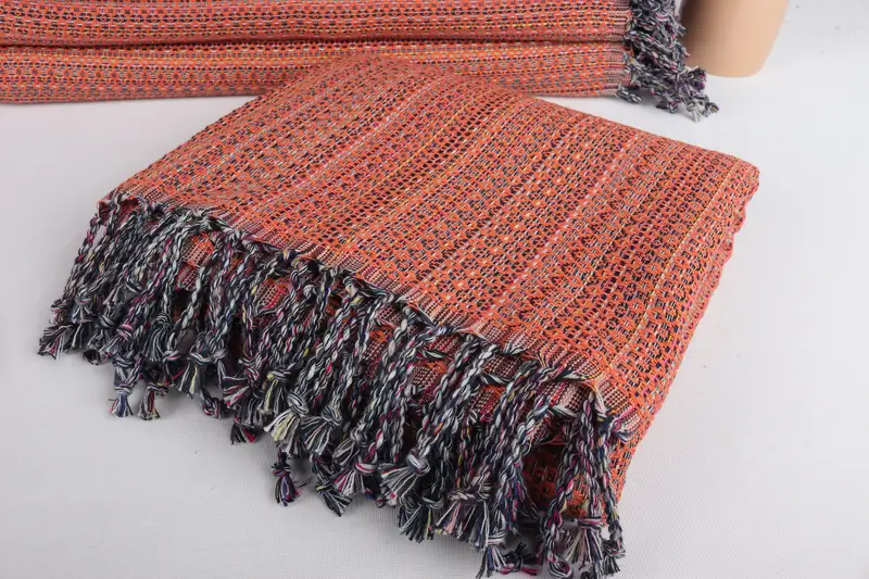 Home Gift, Bridal Shower Gift, 70x40 Cotton Colorful Diamond Towel, Absorbent Turkish towel, Handwoven Turkish bath towel, Best Beach Towel - 5