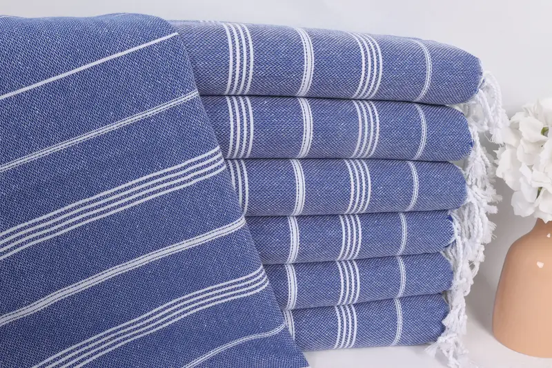 Wedding Favors, Turkish Towel Hand Towel, 38x18 Cotton Striped Towel, Personalized Kitchen Towel, Towel With Name, Gift For Mom, Organic Tea Towel - 1