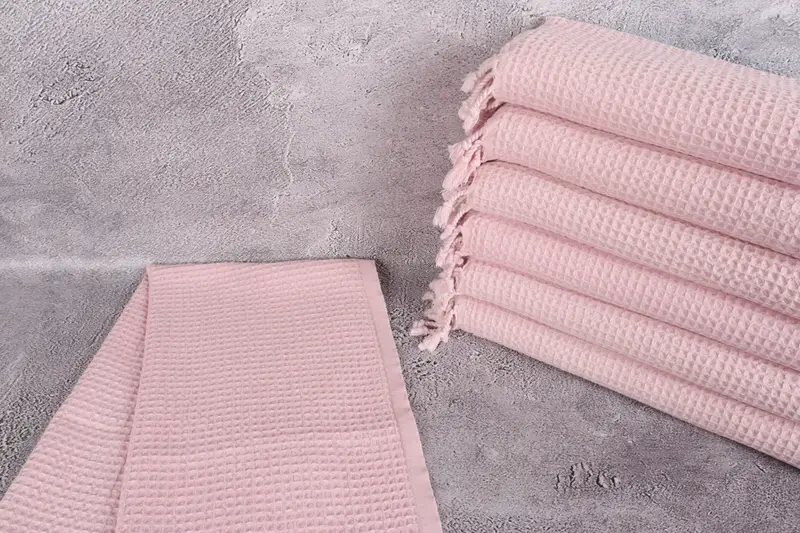 Kitchen Towel, Bridesmaid Towel, Personalized Kitchen Towel, Monogram Towels, Anniversary Gift For Her, Personalized Gift, 40x20 Cotton Waffle Towel - 2