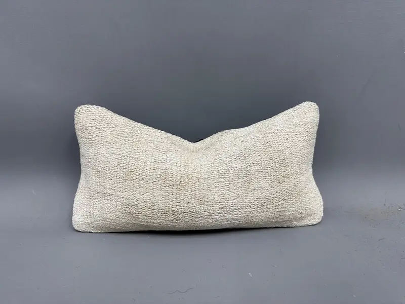 8x16 Beige Pillow Case, Cushion Case, Outdoor Cushion Case, Ethnic Throw Cushion Case, Turkish Pillow, Rustic Cushion, Kilim Pillow, Vintage Pillow - 1