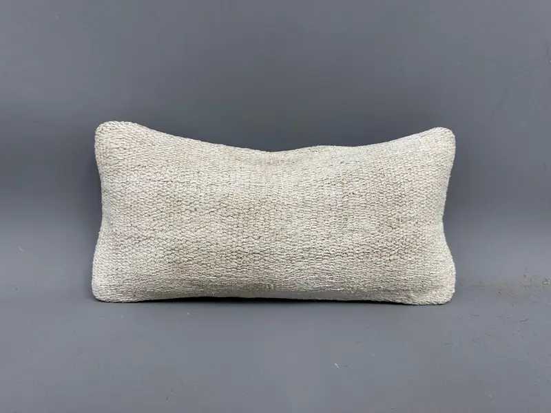 8x16 Beige Pillow Case, Cushion Case, Outdoor Cushion Case, Ethnic Throw Cushion Case, Turkish Pillow, Rustic Cushion, Kilim Pillow, Vintage Pillow - 4