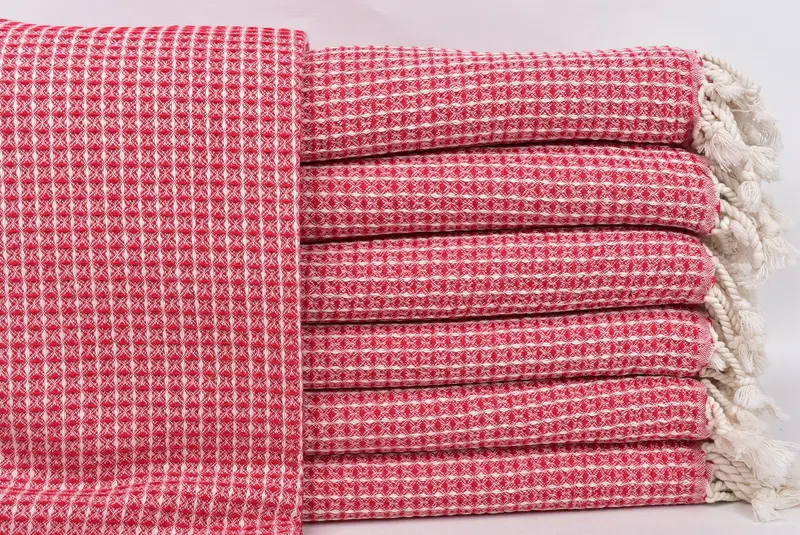 Lightweight towel, Housewarming Gift, Peshtemal Towel, 68x36 Cotton Waffle Towel, Best Friend Gift Ideas, Custom Wedding Towel, Absorbent towel - 1