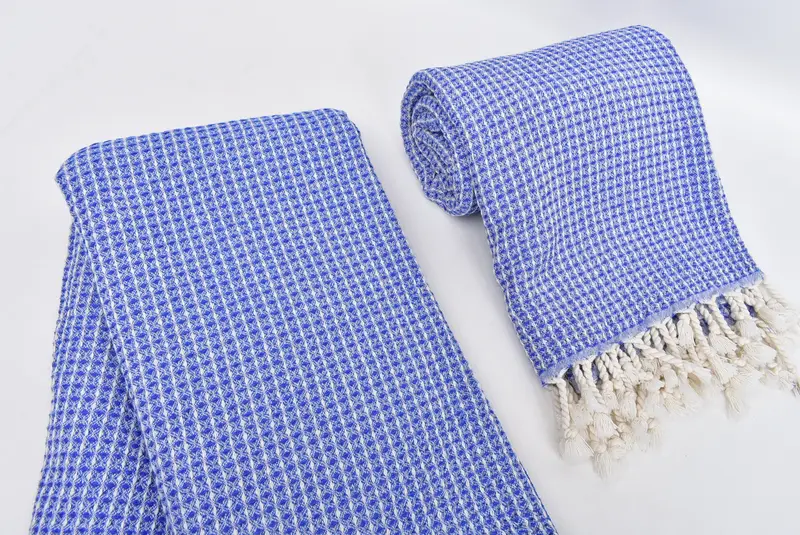 Eco-friendly Turkish peshtemal towel, Personalized Wedding Gift, Turkish Towel USA, 68x36 Cotton Waffle Towel, Gift For Bride, Peshtemal Towel - 7