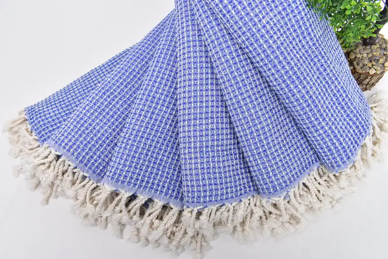 Eco-friendly Turkish peshtemal towel, Personalized Wedding Gift, Turkish Towel USA, 68x36 Cotton Waffle Towel, Gift For Bride, Peshtemal Towel - 4