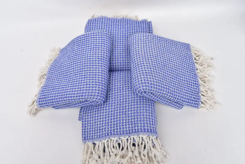 Eco-friendly Turkish peshtemal towel, Personalized Wedding Gift, Turkish Towel USA, 68x36 Cotton Waffle Towel, Gift For Bride, Peshtemal Towel - 6