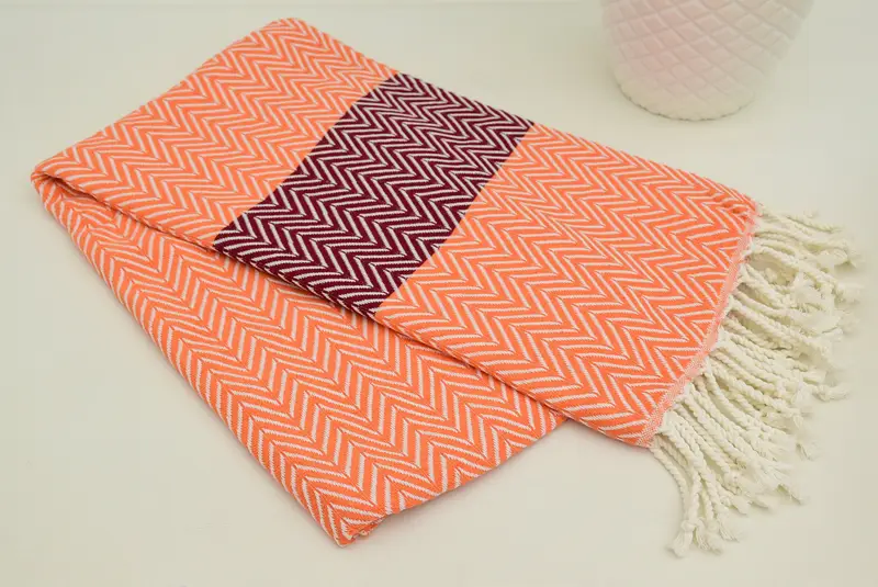 Soft towel, Turkish hand towel, Personalized Gift For Her, Best Friend Gift, 70x40 Cotton Chevron Towel, Spa Gift Towel, Bachelorette Party Items - 3
