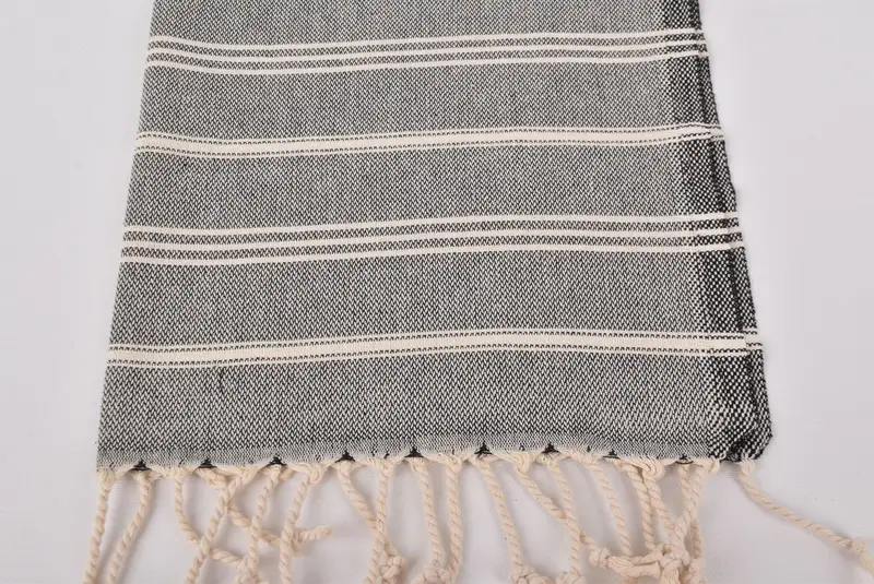 Düğün iyilikleri, bekarlığa veda partisi, monogram havlu, nedime hediyeleri, plaj düğün lehine, özel el havlu, 36x24 pamuklu çizgili havlu - 3