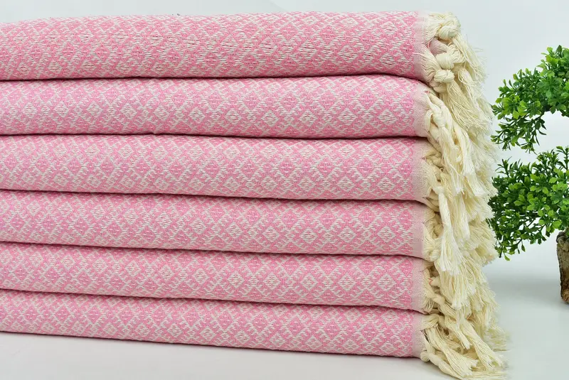 Wedding Gift Ideas, 36x20 Cotton Diamond Towel, Personalized Kitchen Towel, Beach Theme Wedding Gift, Bridesmaid Gifts, Personalized Gifts - 3