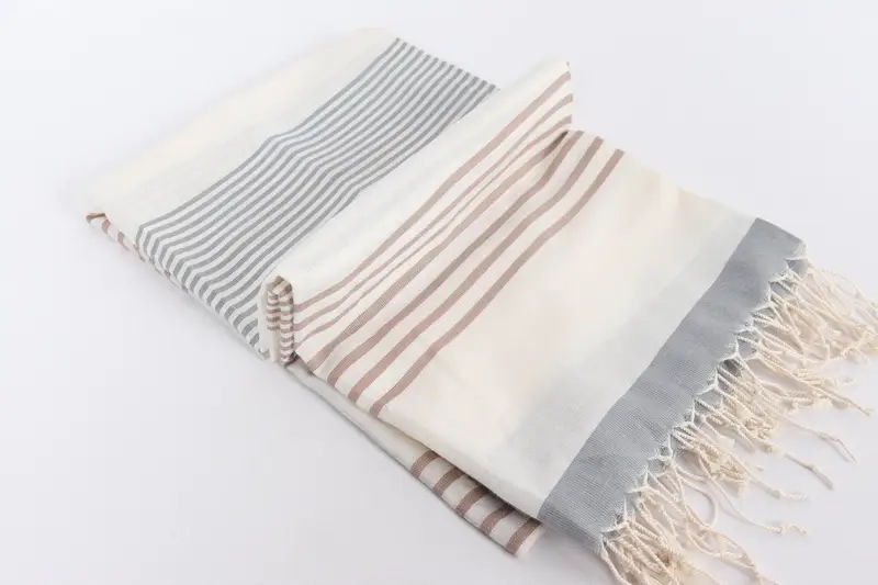 Quick-dry towel, 70x40 Cotton Striped Towel, Personalized Bridesmaid Gift, Unique Wedding Gift, Bachelorette Towel, Valentines Gift, Beach towel - 6