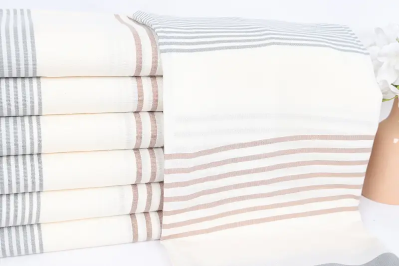 Quick-dry towel, 70x40 Cotton Striped Towel, Personalized Bridesmaid Gift, Unique Wedding Gift, Bachelorette Towel, Valentines Gift, Beach towel - 2