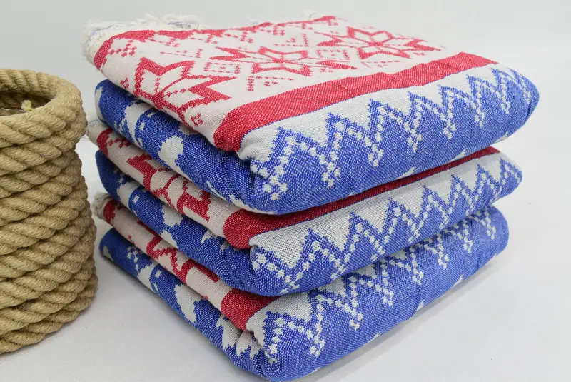 80x40 Cotton Deer Patterned Towel, Custom Beach Towel, Beach Theme Wedding Gift, Baby Boy Gift, Wedding Gifts Towel, Bachelorette Party Gifts - 7