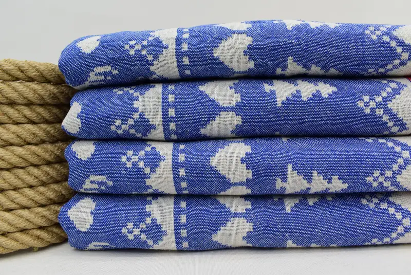 80x40 Cotton Deer Patterned Towel, Custom Beach Towel, Beach Theme Wedding Gift, Baby Boy Gift, Wedding Gifts Towel, Bachelorette Party Gifts - 6