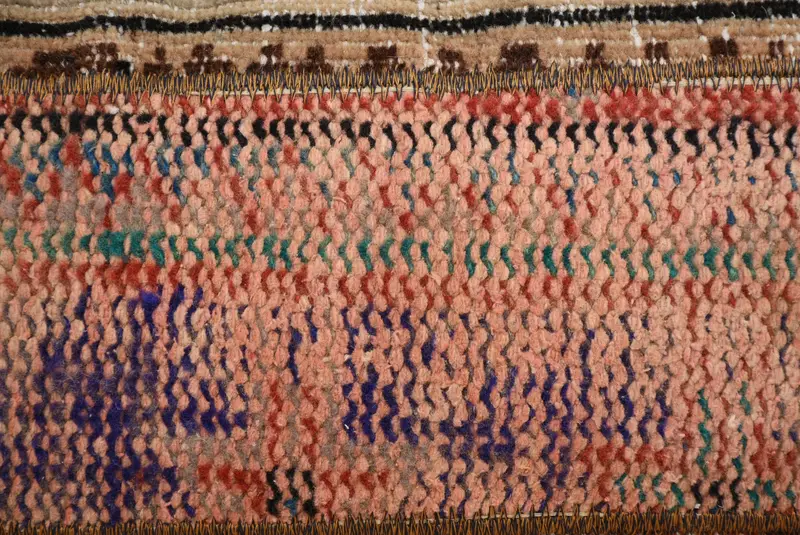 Ottoman -Kissen, Vintage Kilim Throw -Kissen, 12x24 Rotkissen, Kissenschein, handgefertigtes Kilimkissen, türkisches Kissen, helles Kissenbezier - 3