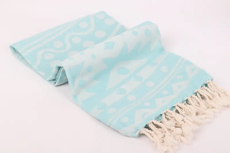 Gift For Her, Turkish bath towel, Xmas Gifts, Gym Towel, Turkish Towel Set, 70x40 Cotton Round Pattern Towel, Personalized Gift, Friends Beach Towel - 7
