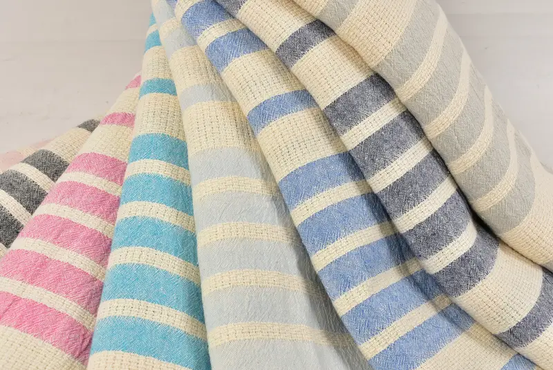 Organic towel, Bachelor Gift, Custom Turkish Towel, 70x34 Cotton Striped Towel, Bachelorette Party Decorations, Personalized Bridesmaid Gift - 5