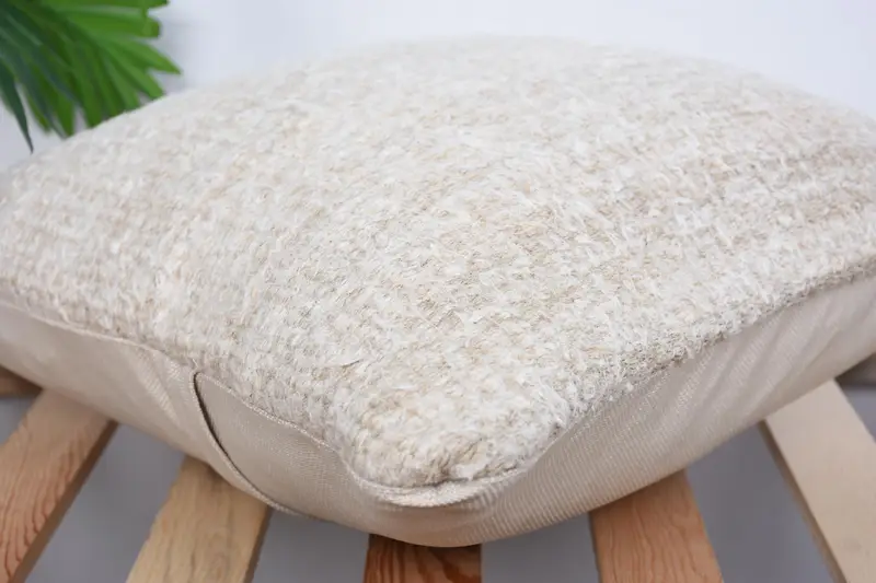 16x16 Beige Pillow Cover, Throw Kilim Pillow, Pillow for Couch, Kilim Cushion Sham, Pillow Cover, Natural Pillow Sham, Patio Cushion Case - 6