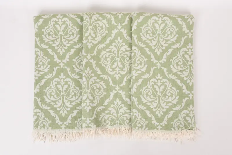 Turkish Towel Beach, 68x36 Cotton Baroque Towel, Gift For The Home Decor, Custom Wedding Gifts, Absorbent towel, Beach Wedding Favor, Memorial Gift - 8
