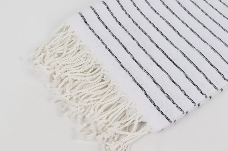 Personalized Gift For Him, Luxury Turkish Bath Towel, Bridesmaid Gift Towel, Peshtemal Towel, 70x40 Cotton Striped Towel, Absorbent towel - 7
