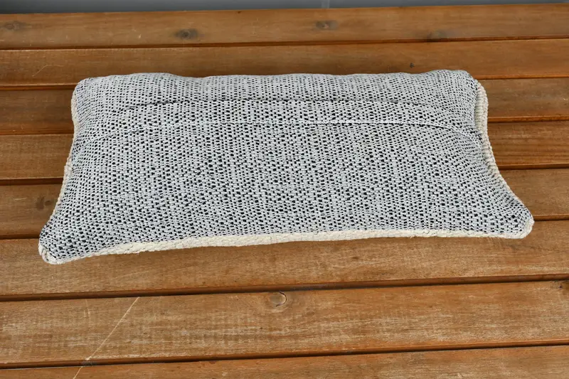 Kilim Rug Cushion Case, Boho Chic Pillow, Vintage Kilim Pillow, Boho Pillow Sham Cover, Interior Designer Pillow, Pillow, 8x16 Beige Cushion Cover - 5