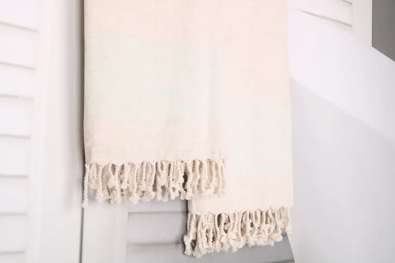 Guest Towel, Beach towel, Thin towel, Bachelorette Party Decorations, Holiday Towel, Custom Towel Beach, 68x40 Linen Striped Towel, Grandma Gift - 8