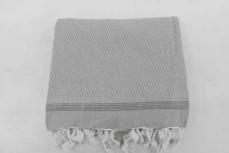 Personalized Turkish Beach Towel, Embroidered Towel, Home Gift, Best Friend Gift, Travel Towel, Wedding Gifts Towel, 70x36 Cotton Chevron Towel - 6
